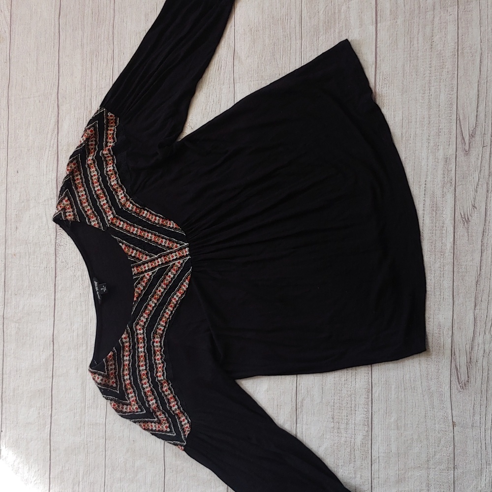 LUCKY BRAND TEE WITH LACE AND EMBROIDERY - Picture 2 of 12